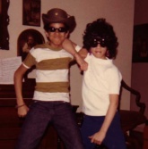 Nina & me circa 1970 portrait